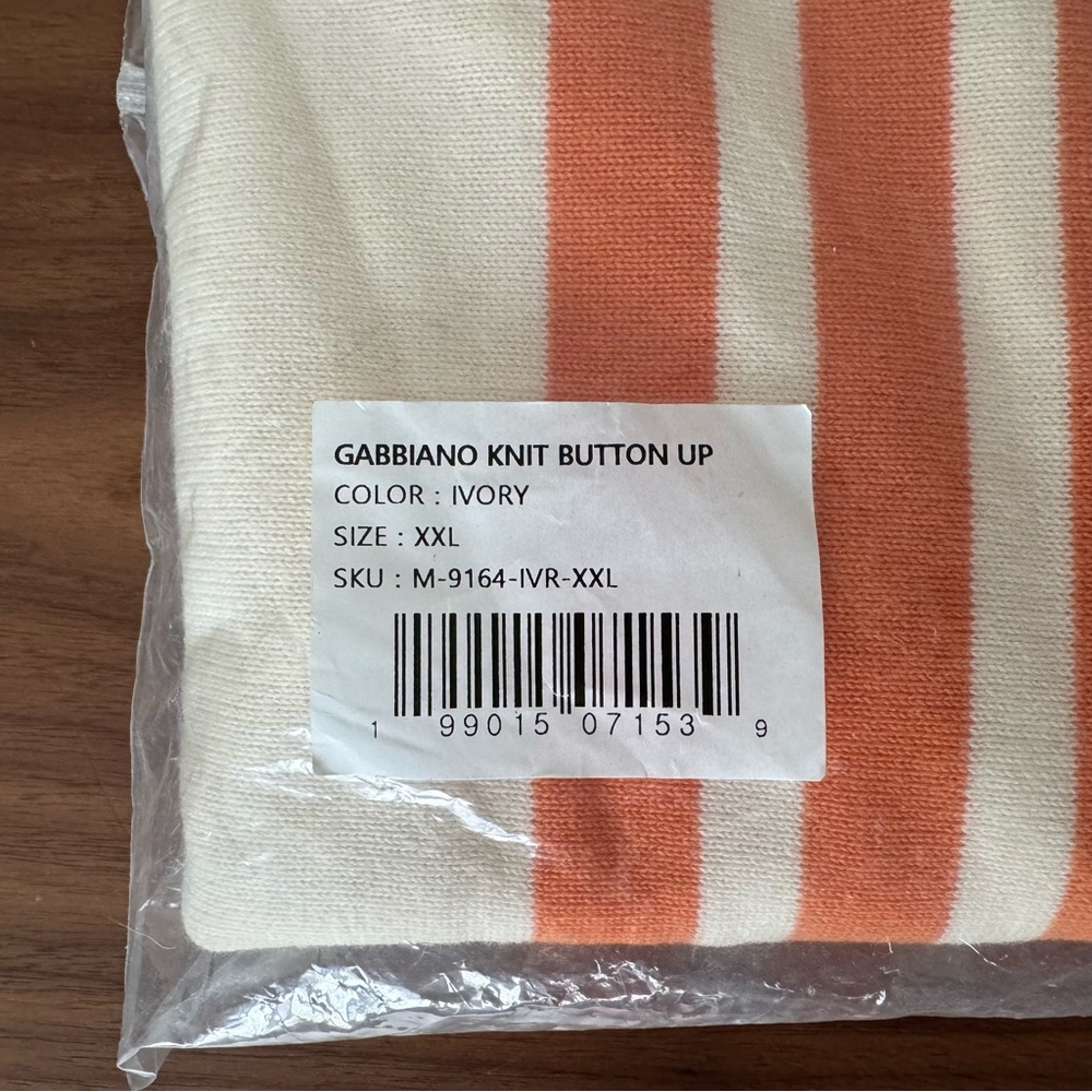 NWT Malbon Golf Gabbiano Knit Button Up Men's Shirt - Picture 14 of 15